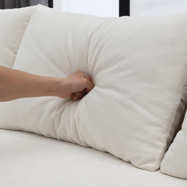 Latitude Run® L Shape Modular Sectional Sofa, Cloud Floor Couch